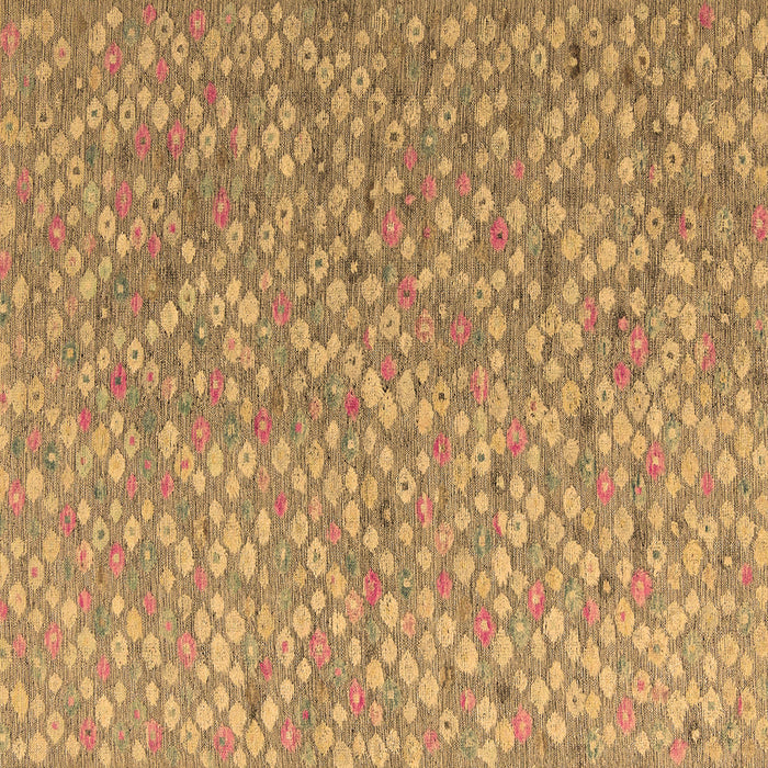 Square Machine Washable Abstract Brown Modern Rug, wshabs5184brn