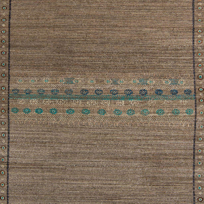 Machine Washable Abstract Dark Almond Brown Rug, wshabs5185