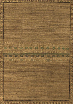 Abstract Brown Modern Rug, abs5185brn