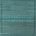 Square Abstract Light Blue Modern Rug, abs5185lblu