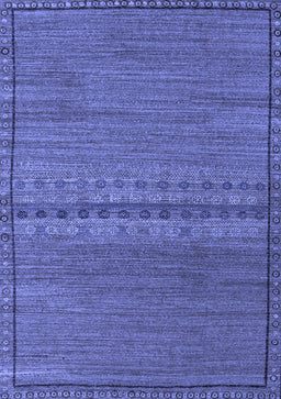 Abstract Blue Modern Rug, abs5185blu