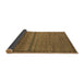 Sideview of Abstract Brown Modern Rug, abs5185brn