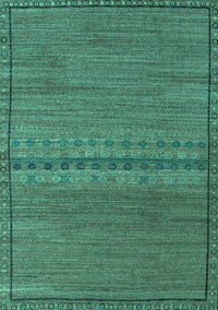 Abstract Turquoise Modern Rug, abs5185turq