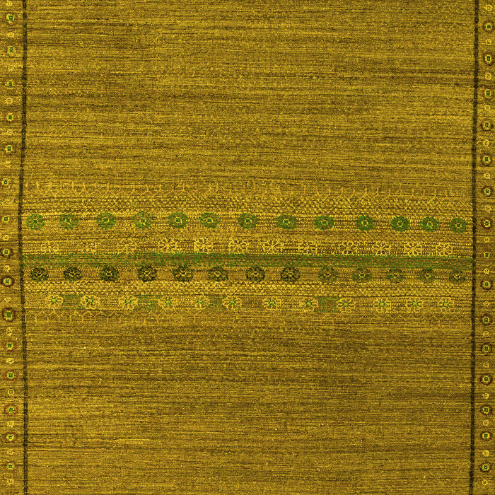 Abstract Yellow Modern Rug, abs5185yw
