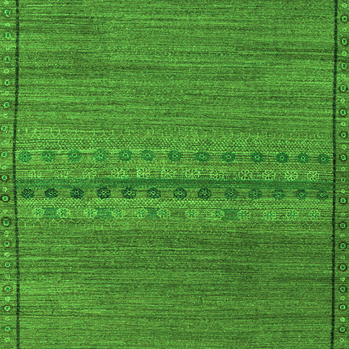 Machine Washable Abstract Green Modern Area Rugs, wshabs5185grn