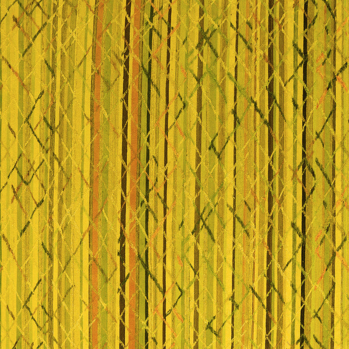 Square Abstract Yellow Modern Rug, abs5186yw