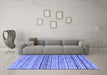 Machine Washable Abstract Blue Modern Rug in a Living Room, wshabs5186blu