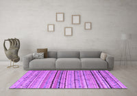 Machine Washable Abstract Purple Modern Rug, wshabs5186pur