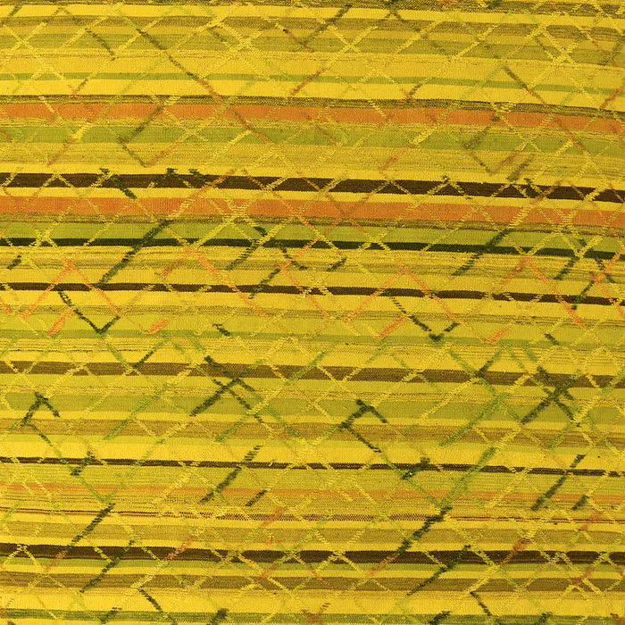Abstract Yellow Modern Rug, abs5186yw