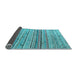 Sideview of Abstract Light Blue Modern Rug, abs5186lblu