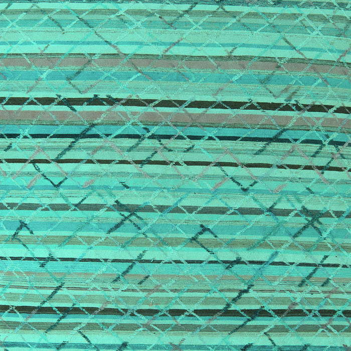 Machine Washable Abstract Turquoise Modern Area Rugs, wshabs5186turq