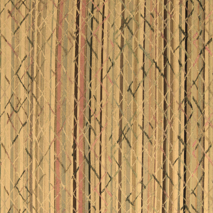 Square Machine Washable Abstract Brown Modern Rug, wshabs5186brn