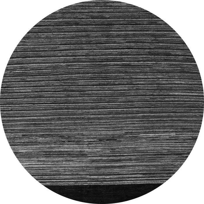 Round Abstract Gray Modern Rug, abs5187gry