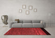 Modern Red Washable Rugs