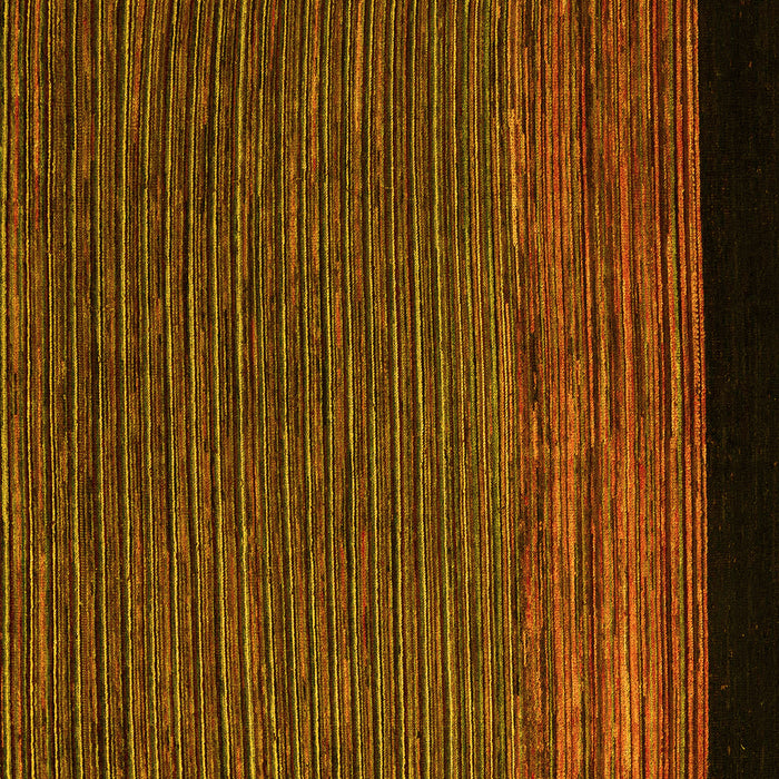 Square Abstract Yellow Modern Rug, abs5187yw