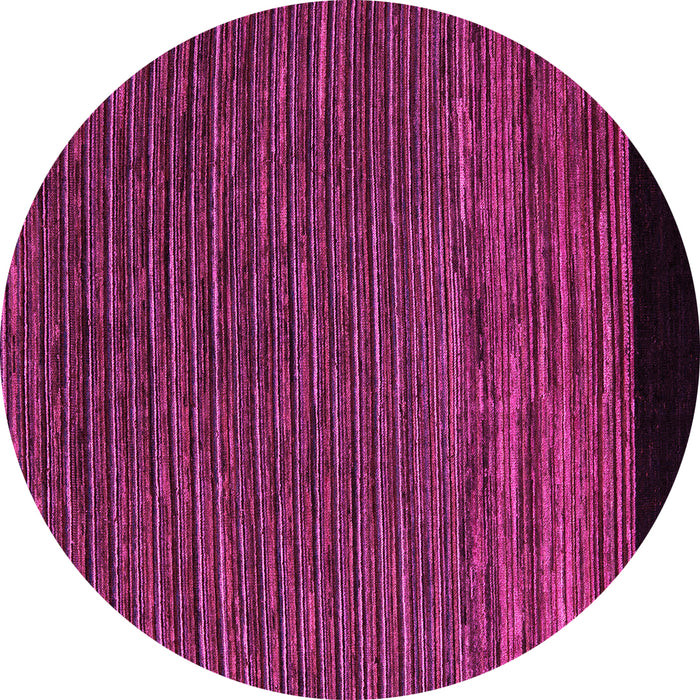 Round Abstract Pink Modern Rug, abs5187pnk