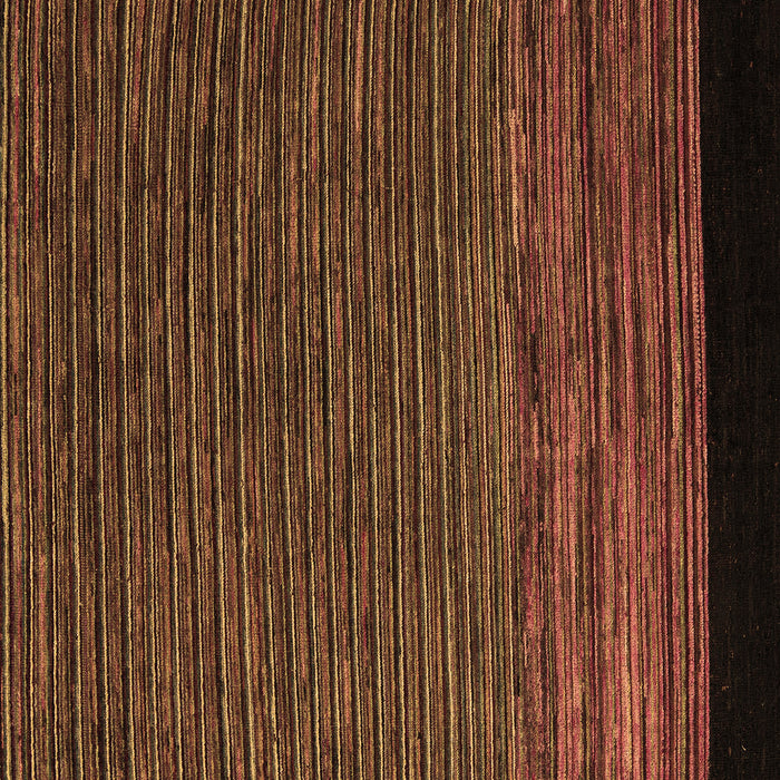 Square Machine Washable Abstract Brown Modern Rug, wshabs5187brn