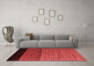 Modern Red Washable Rugs