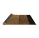 Sideview of Abstract Brown Modern Rug, abs5188brn