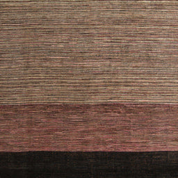 Square Machine Washable Abstract Bakers Brown Rug, wshabs5188