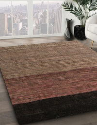 Abstract Bakers Brown Modern Rug, abs5188