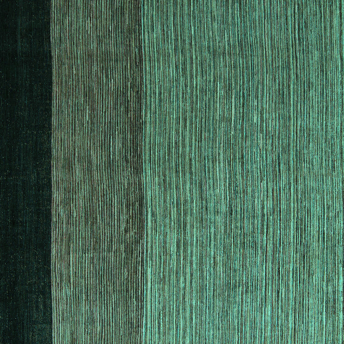 Square Machine Washable Abstract Turquoise Modern Area Rugs, wshabs5188turq