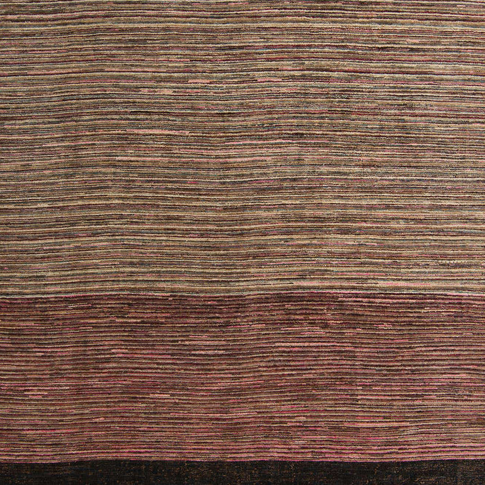 Machine Washable Abstract Bakers Brown Rug, wshabs5188