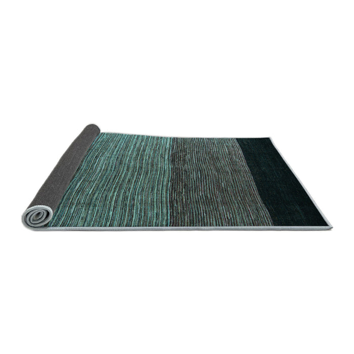 Sideview of Abstract Light Blue Modern Rug, abs5188lblu
