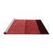 Modern Red Washable Rugs