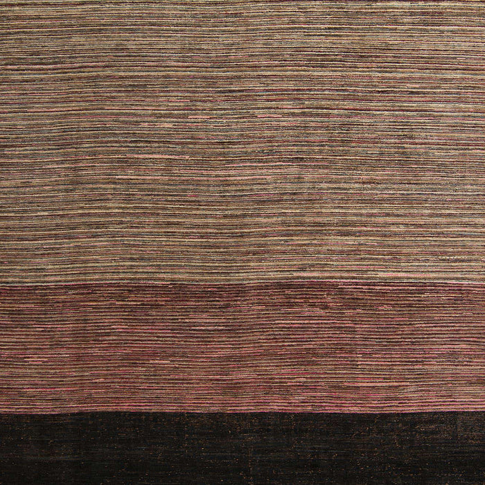 Square Abstract Bakers Brown Modern Rug, abs5188