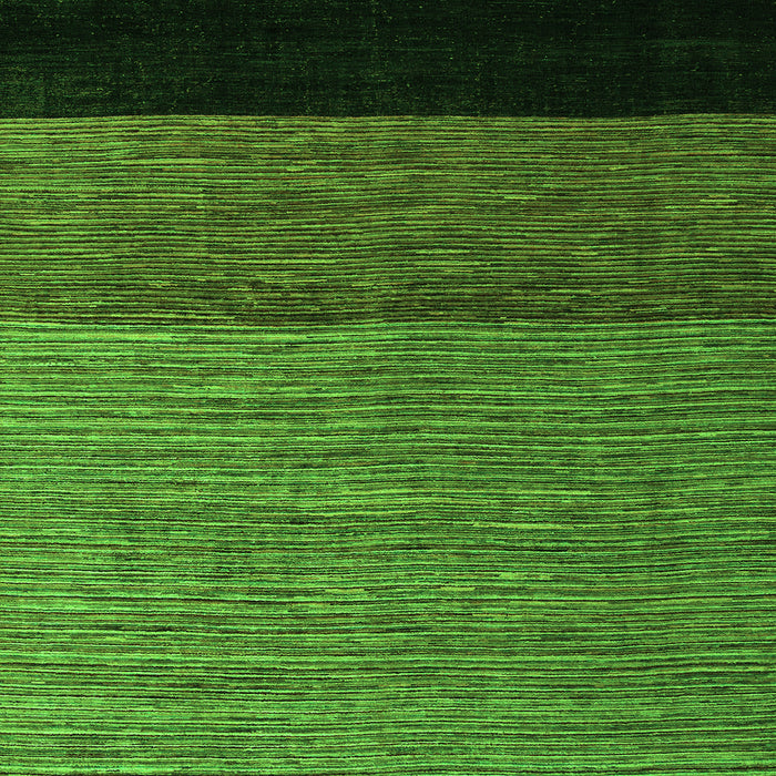 Square Machine Washable Abstract Green Modern Area Rugs, wshabs5188grn