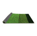 Sideview of Abstract Green Modern Rug, abs5188grn