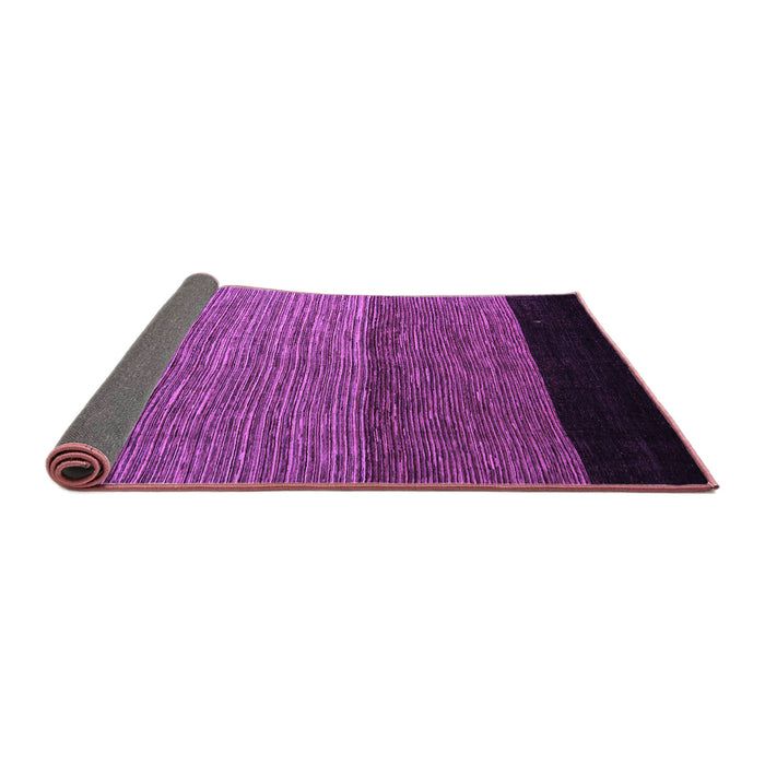 Sideview of Abstract Purple Modern Rug, abs5188pur