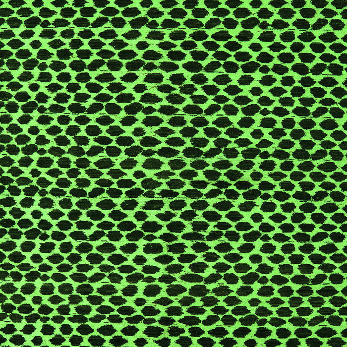 Square Machine Washable Abstract Green Modern Area Rugs, wshabs5189grn