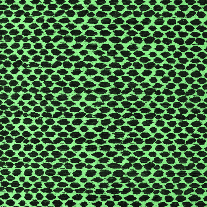 Square Abstract Emerald Green Modern Rug, abs5189emgrn