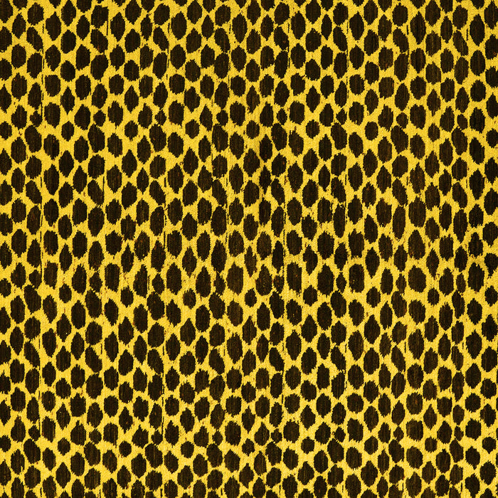 Square Abstract Yellow Modern Rug, abs5189yw