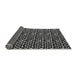 Sideview of Abstract Gray Modern Rug, abs5189gry