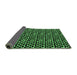 Sideview of Abstract Emerald Green Modern Rug, abs5189emgrn