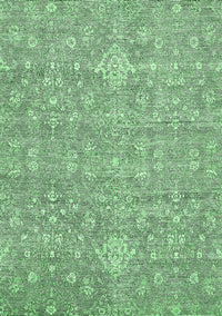 Abstract Emerald Green Modern Rug, abs518emgrn