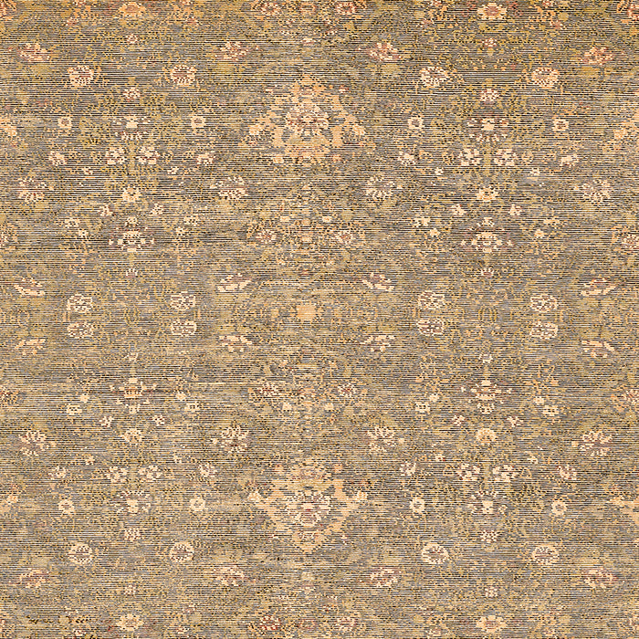 Square Machine Washable Abstract Orange Modern Area Rugs, wshabs518org