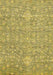 Abstract Yellow Modern Rug, abs518yw