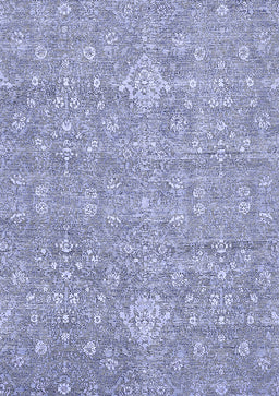 Abstract Blue Modern Rug, abs518blu