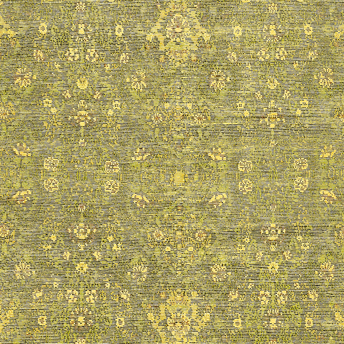 Machine Washable Abstract Yellow Modern Rug, wshabs518yw