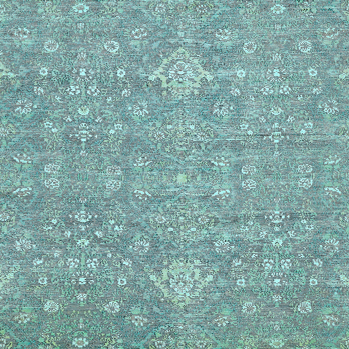 Square Machine Washable Abstract Light Blue Modern Rug, wshabs518lblu