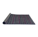 Sideview of Abstract Plum Purple Modern Rug, abs5190