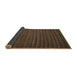 Sideview of Abstract Brown Modern Rug, abs5190brn