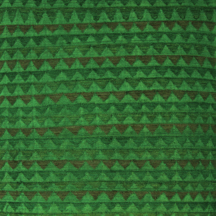 Square Abstract Green Modern Rug, abs5190grn