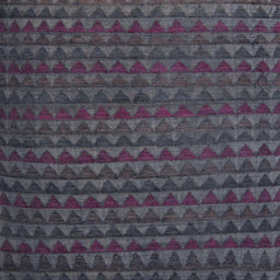 Square Machine Washable Abstract Plum Purple Rug, wshabs5190