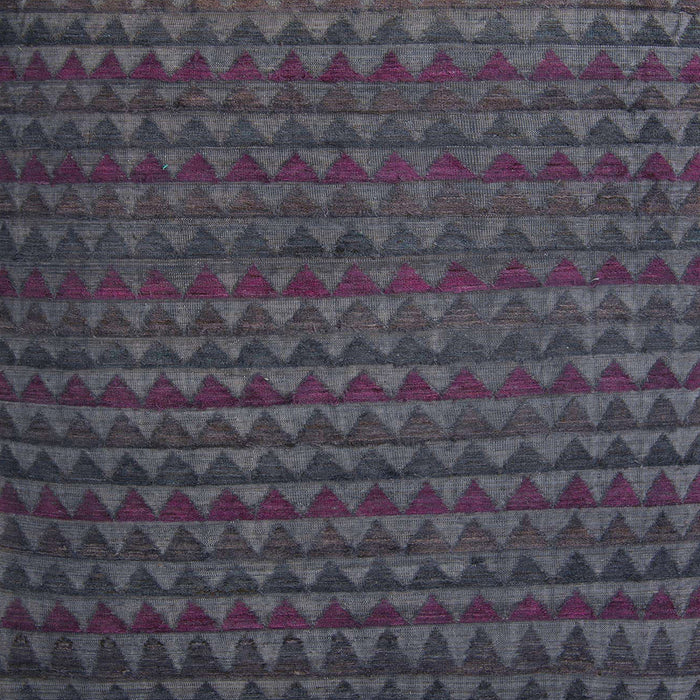 Square Machine Washable Abstract Plum Purple Rug, wshabs5190