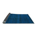 Sideview of Abstract Light Blue Modern Rug, abs5191lblu